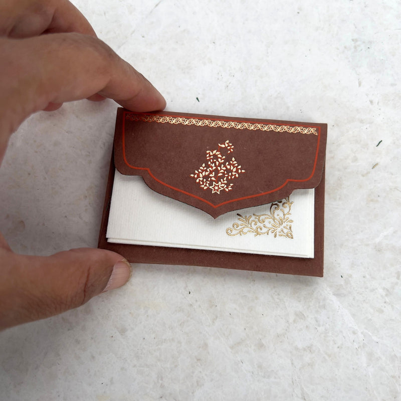 Mini Gift Tags Carpet of Leaves Henna